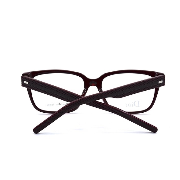 DIOR BLACK TIE189F 98P BURGUNDY AUTHENTIC EYEGLASSES - Picture 8 of 12
